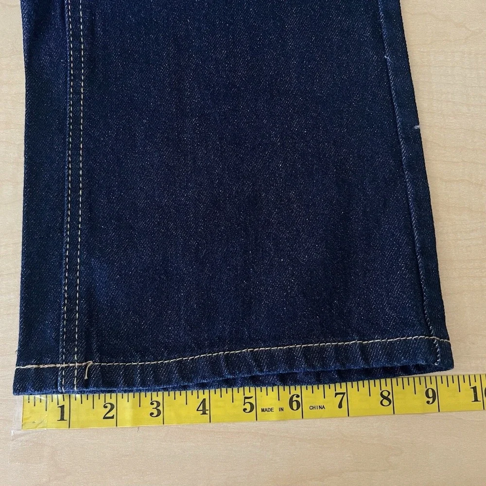 NWT Future Collective Reese Blutstein Women Blue Jean Size12 Flare Leg High Rise